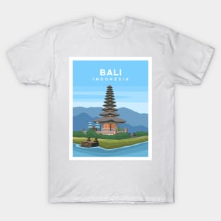 Bali, Indonesia - Pura Ulun Danu Temple T-Shirt